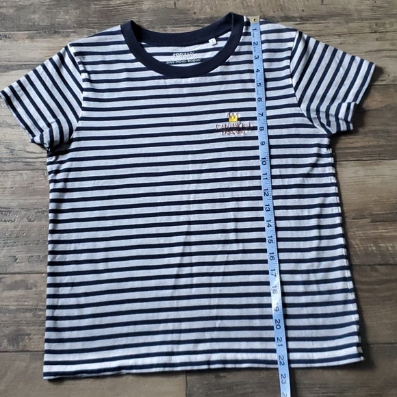 Rare SPRZ-NY Jean-Michel Basquiat MoMA Striped T - Picture 6 of 8